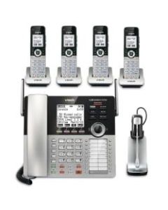 VTech 4-Line Small Business Office Phone System with 4 CM18045 Handsets