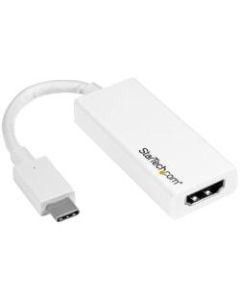 StarTech.com USB C To HDMI Adapter, White