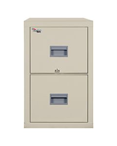 FireKing Patriot 31-5/8inD Vertical 2-Drawer Letter-Size File Cabinet, Metal, Parchment, White Glove Delivery