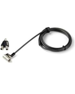 StarTech.com 6ft (2m) 3-in-1 Universal Laptop Cable Lock - Keyed Security Lock for K-Slot, Nano & Wedge Slot Desktop/Laptop