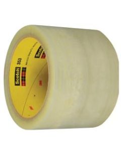 3M 353 Carton Sealing Tape, 3in Core, 3in x 55 Yd., Clear, Case Of 24