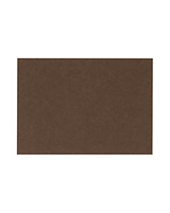LUX Flat Cards, A1, 3 1/2in x 4 7/8in, Chocolate Brown, Pack Of 50