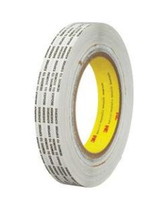 3M 466XL Adhesive Transfer Tape, 3in Core, 0.75in x 1,000 Yd., Clear