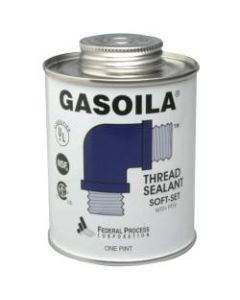 Gasoila Chemicals Soft-Set Thread Sealant, 16 Oz, Blue/Green, Pack Of 12 Cans