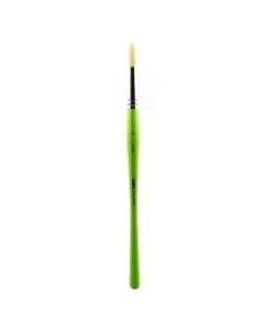 Liquitex Free-Style Detail Paint Brush, Synthetic, Size 12, Round Bristle, Green