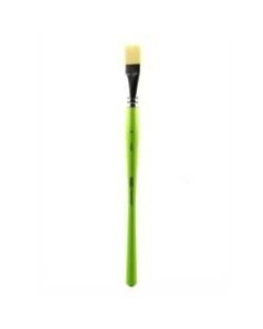 Liquitex Free-Style Detail Paint Brush, Size 12, Synthetic, Bright Bristle, Green