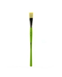 Liquitex Free-Style Detail Paint Brush, Synthetic, Size 12, Flat Bristle, Green