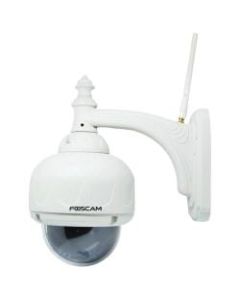 Foscam Wired/Wireless Outdoor Pan/Tilt IP Security Camera, White