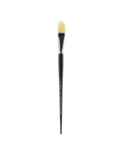 Winsor & Newton Winton Hog Paint Brush, Size 12, Filbert Bristle, Hog Hair, Green