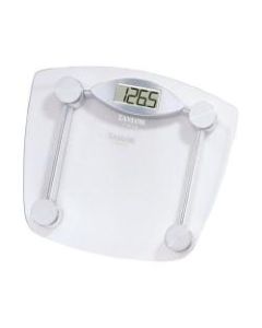 Taylor 7506 Chrome & Glass Lithium Digital Scale - 400 lb - Chrome