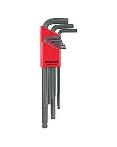 Bondhus 9-Piece Ball End Metric Hex Key Set