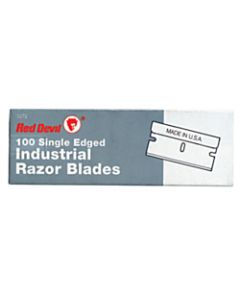 Red Devil Single-Edge Razor Blades, Pack Of 100