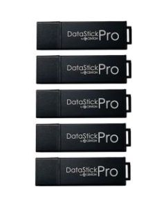 Centon DataStick Pro USB Flash Drives, USB 3.0, 8GB, Black, Pack Of 5, S1-U3P6-8G-5B