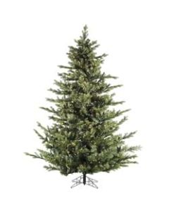 Fraser Hill Farm 7 1/2ft Foxtail Pine Artificial Christmas Tree With Smart String Lighting, Green/Black