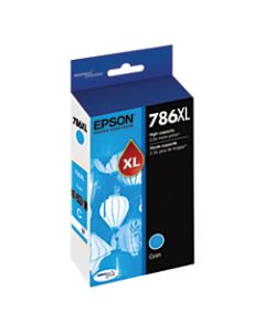 Epson 786XL DuraBrite Ultra High-Yield Cyan Ink Cartridge, T786XL220-S