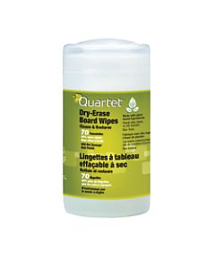 Quartet BoardWipes Dry-Erase Board Cleaning Wipes, Tub Of 70