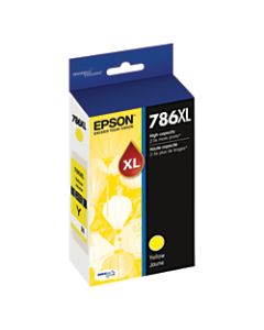 Epson 786XL DuraBrite Ultra High-Yield Yellow Ink Cartridge, T786XL420-S