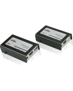 ATEN HDMI USB Extender - 1 Input Device - 1 Output Device - 131.23 ft Range - 2 x Network (RJ-45) - 2 x USB - 1 x HDMI In - 1 x HDMI Out - WUXGA - 1920 x 1200