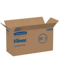 Kleenex Scottfold 1-Ply Paper Towels, 50% Recycled, 120 Sheets Per Pack, Case Of 25 Packs