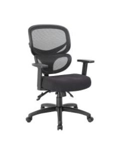Boss Multifunction Mid-Back Task Chair, Black