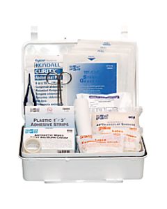 25 Person Industrial First Aid Kit, Weatherproof Plastic, Wall Mount