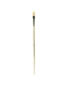 Winsor & Newton Artisan Series Paint Brush, Size 12, Flat Bristle, Synthetic, Silver