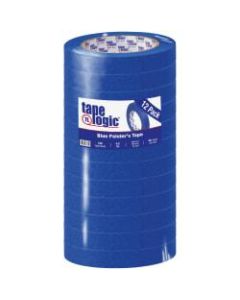 Tape Logic 3000 Painters Tape, 3in Core, 0.75in x 180ft, Blue, Case Of 12