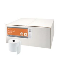 Office Depot Brand Thermal Paper Rolls, 4-3/8in x 328ft, White, Pack Of 24
