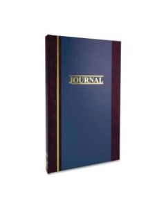 Wilson Jones S300 Single Entry Ledger Account Journal - 150 Sheet(s) - 7 1/4in x 11 3/4in Sheet Size - Blue - White Sheet(s) - Blue Cover - 1 Each