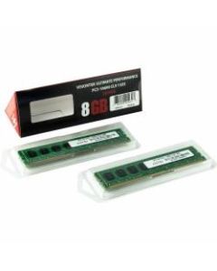 VisionTek 2 x 4GB PC3-10600 DDR3 1333MHz 240-pin DIMM Memory Module - For Desktop PC - 8 GB (2 x 4GB) - DDR3-1333/PC3-10600 DDR3 SDRAM - 1333 MHz - CL9 - 1.50 V - Non-ECC - Unbuffered - 240-pin - DIMM - Lifetime Warranty