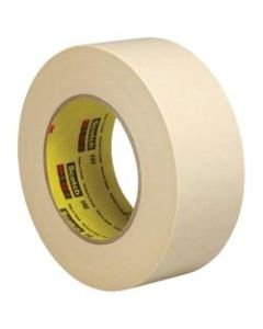 3M 202 Masking Tape, 3in Core, 2in x 180ft, Natural, Pack Of 24