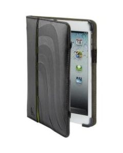 Maroo Pango mini Carrying Case (Portfolio) iPad mini, iPad mini 2, iPad mini 3, Business Card, Stylus - Black - Scratch Resistant Interior - Leather - Hand Strap