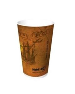 Hold & Go Insulated Paper Hot Beverage Cups, 12 Oz, Brown, Carton Of 600