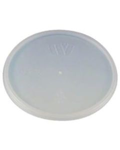 Convermex Plastic Lids For 6 Oz Foam Food Containers, White, Case Of 1,000