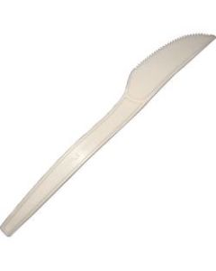 Primeware ECO Disposable Utensils, Knives, Tan, Case Of 1,000
