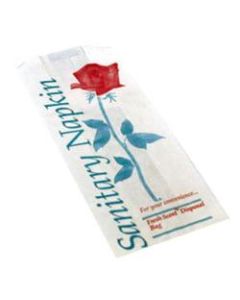 Feminine Hygiene Sanitary Bags, Box Of 1,000