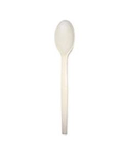 Primeware ECO Disposable Utensils, Spoons, Tan, Case Of 1,000