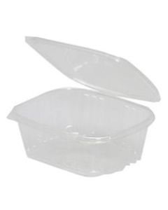 Genpak Plastic Hinged Deli Food Containers, Rectangle, 32 Oz, Case Of 200