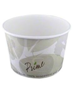Primeware Paper Food Containers, 8 Oz, Multicolor, Case Of 500