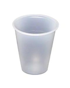 Edris Plastics Flexible Plastic Cups, 3 Oz, Carton Of 2,500