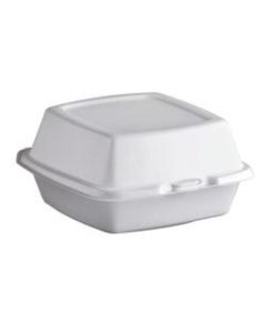 Dolco Medium Shallow Hinge Trays, 1-Section, Carton Of 200