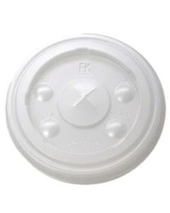 Plastic Lids For RK12 Beverage Cups, Carton Of 1,00