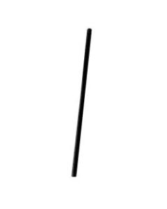 Goldmax Giant Plastic Straws, 7 3/4in, Black, Case Of 1,500