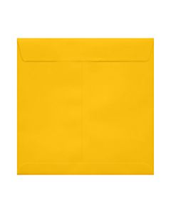 LUX Square Envelopes, 7 1/2in x 7 1/2in, Peel & Press Closure, Sunflower Yellow, Pack Of 50