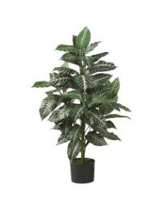 Nearly Natural 3ftH Zebra Silk Plant With Planter
