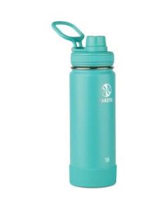 Takeya Actives Spout Reusable Water Bottle, 18 Oz, Teal