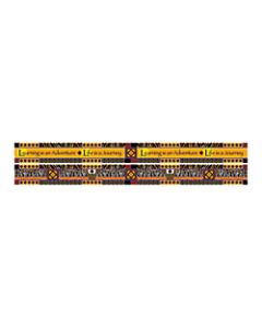 Barker Creek Double-Sided Straight-Edge Border Strips, 3in x 35in, Africa, Pack Of 12