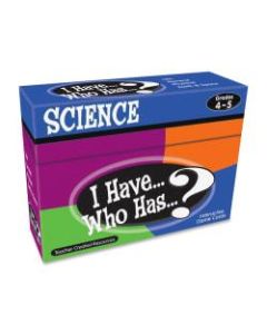 Teacher Created Resources Gr 3-4 I Have Science Game - Educational - 1 Each