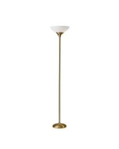 Adesso Glenn 300W Torchiere, 71inH, Antique Brass Base