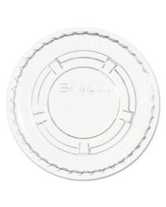 Dart Plastic Lids For 0.5 - 1 Oz Portion/Souffle Cups, Clear, Case Of 2,500